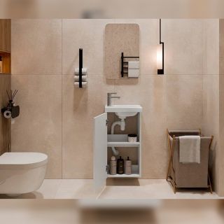 Тумба под раковину подвесная Velvex Estea tp.EST.MOD.40.1D, 40 см